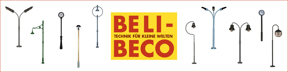 Beli-Beco Modellbahn Lampen, Leuchten und Zubehör