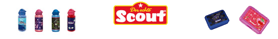 Scout Trinkflaschen und Pausenbrot-Box