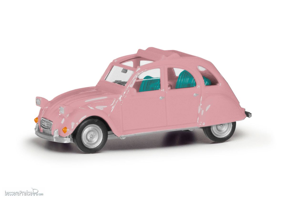 Herpa 020824-008 - Citroen 2 CV offen, hellrosa