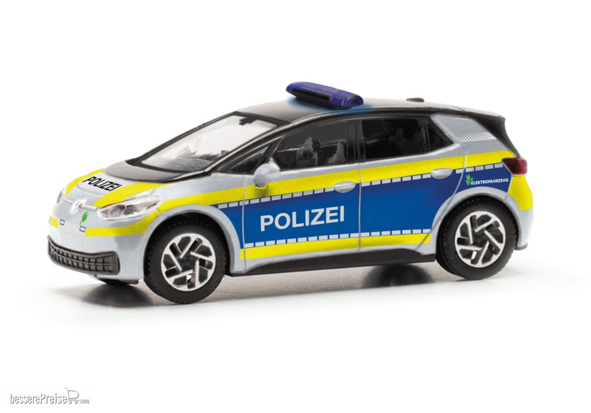 Herpa 097352 - VW ID. 3 Polizei Hamburg