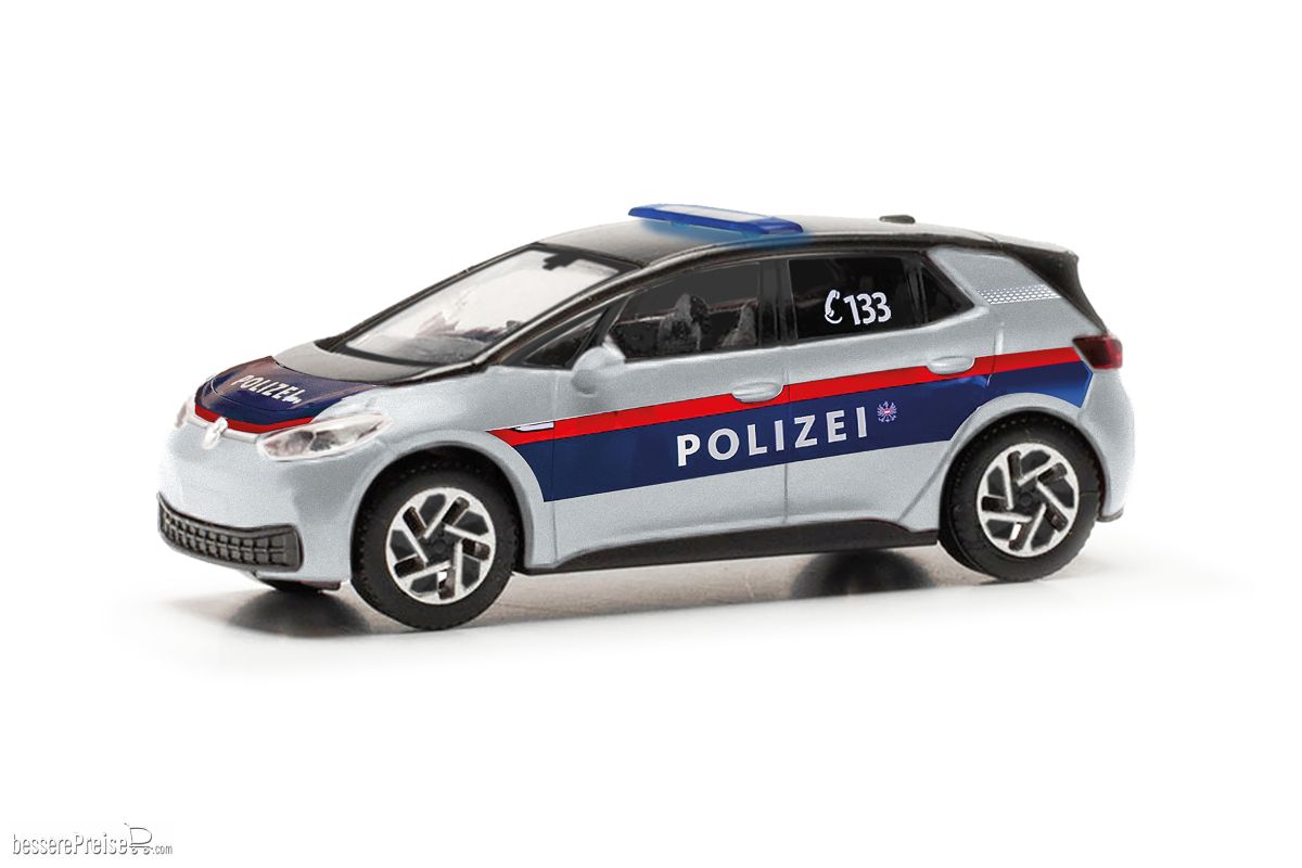 Herpa 097383 - Volkswagen (VW) ID.3 ´Polizei Österreich´