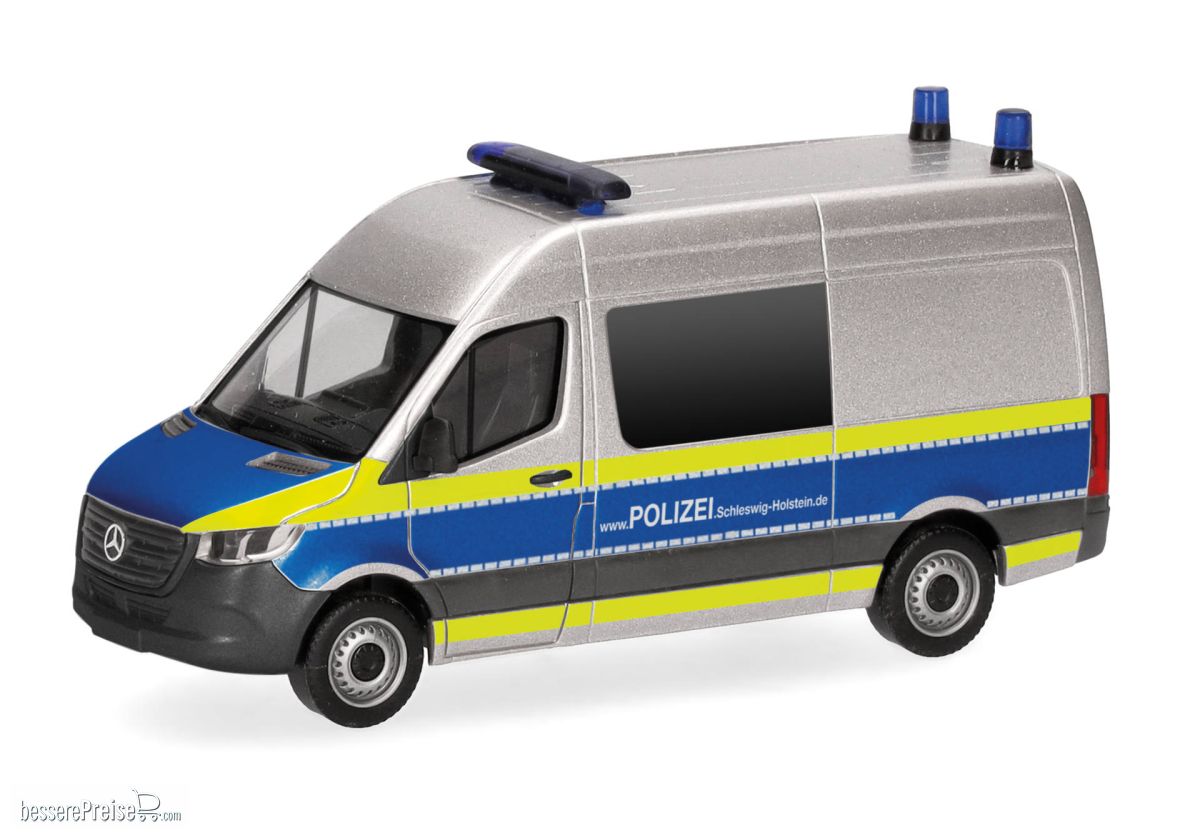 Herpa 098304 - MB Sprinter Halbb.Polizei SH