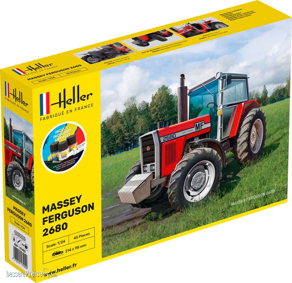 Heller 57402 - STARTER KIT Massey Ferguson 2680