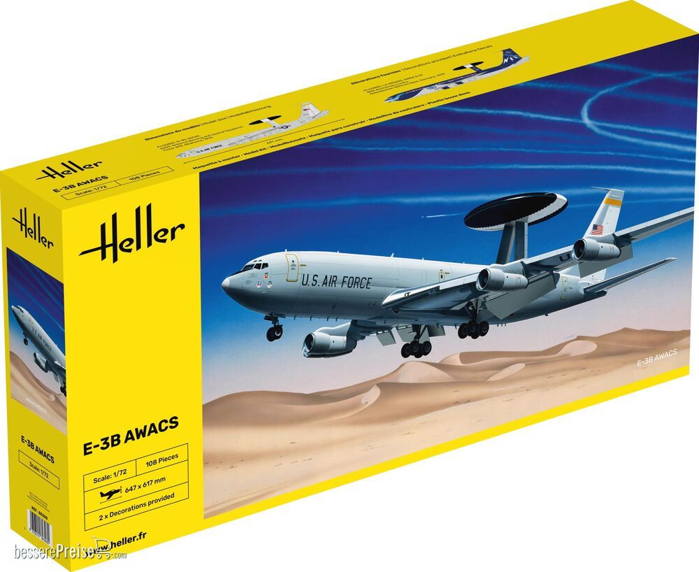 Heller 80308 - E-3B Awacs