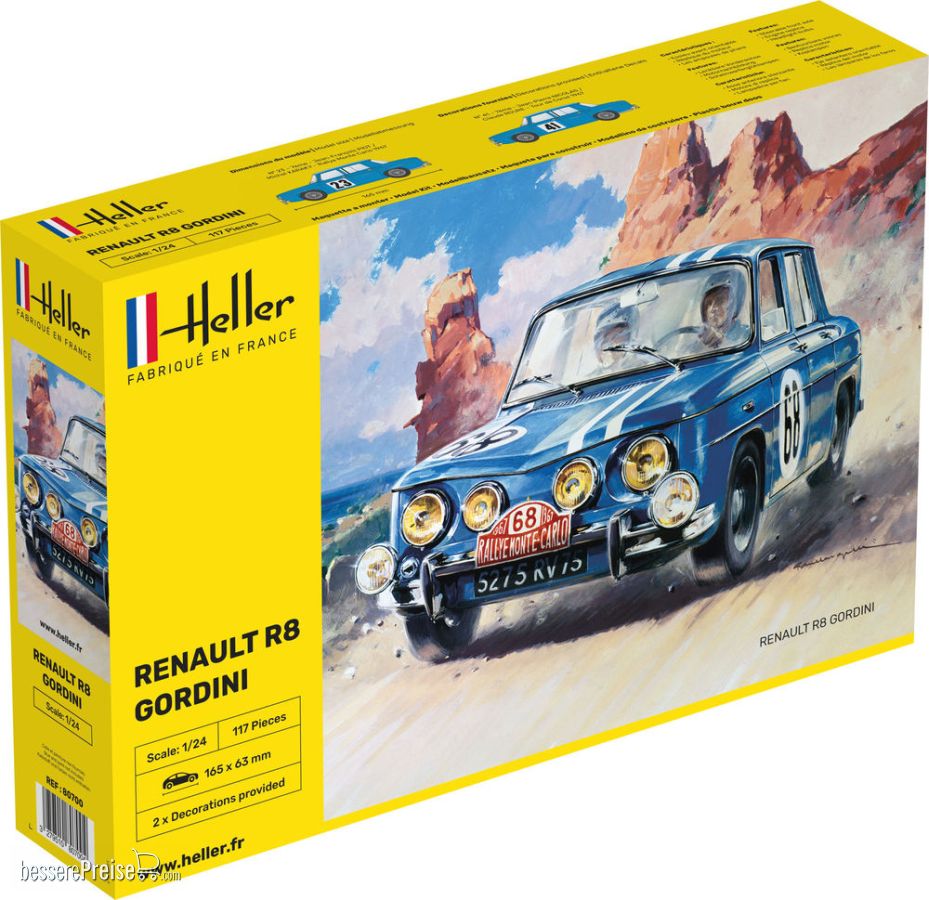 Heller 80700 - Renault R8 Gordini