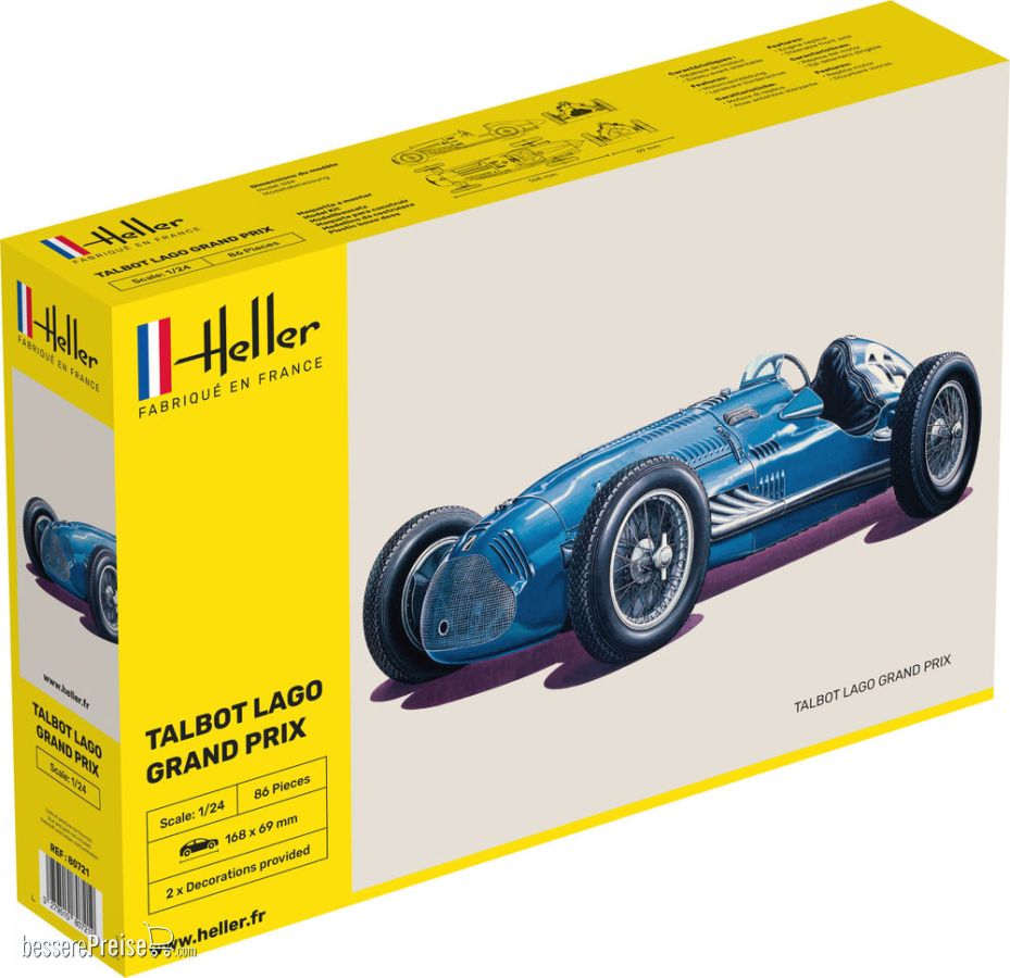 Heller 80721 - Talbot Lago Grand Prix