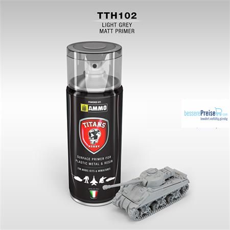 TITANS HOBBY TTH102 - LIGHT GREY MATT PRIMER SPRAY