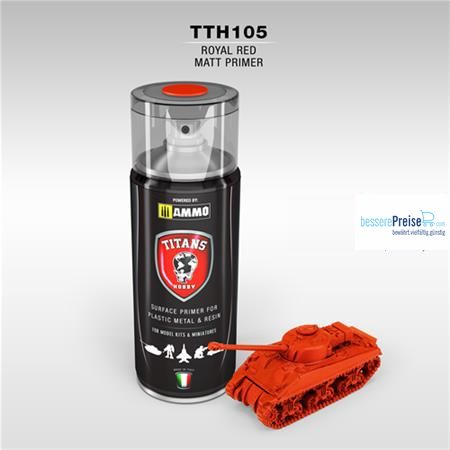 TITANS HOBBY TTH105 - ROYAL RED MATT PRIMER SPRAY