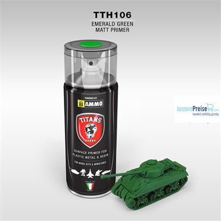 TITANS HOBBY TTH106 - EMERALD GREEN MATT PRIMER SPRAY