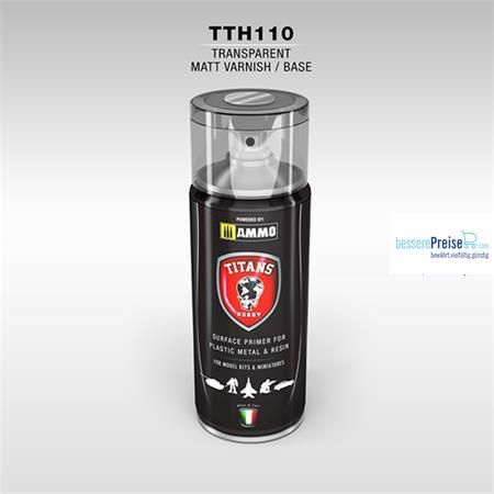 TITANS HOBBY TTH110 - TRANSPARENT MATT PRIMER SPRAY