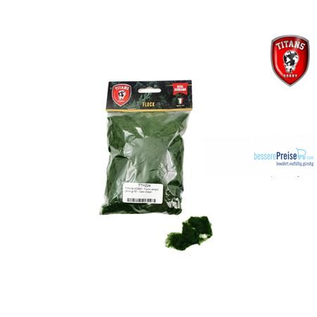 TITANS HOBBY TTH224 - Flock Dark Green / Beflockung Dunkelgrün 2mm