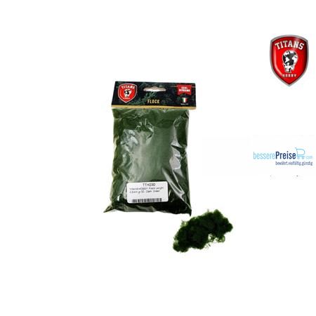 TITANS HOBBY TTH230 - Flock Dark Green / Beflockung Dunkelgrün 4,5mm