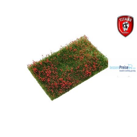 TITANS HOBBY TTH325 - Flowery meadow red / Blumenwiese Rot 15mm