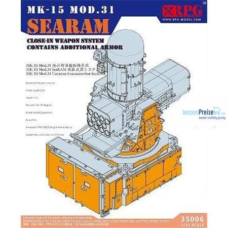 RPG RPG35006 - MK-15 Phalanx SEARAM Mod.31 w/ additional armour