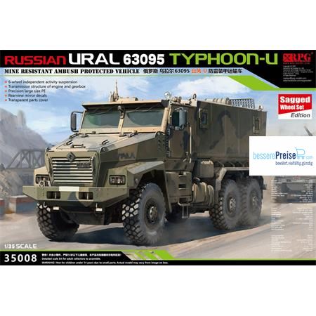 RPG RPG35008A - Russian URAL 63095 Typhoon-U MRAP + Sagged Wheels