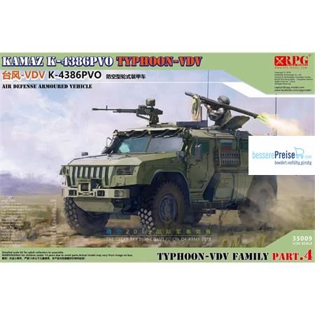 RPG RPG35009 - KAMAZ K-4386PVO Typhoon-VDV Air Defence Arm. Veh.