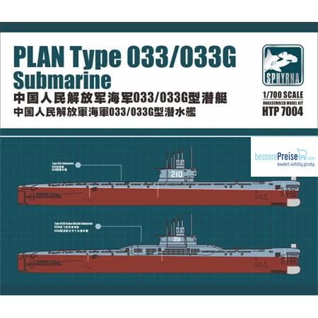 Sphyrna Models HTP7004 - PLA Navy Type 033/ 033G Submarine