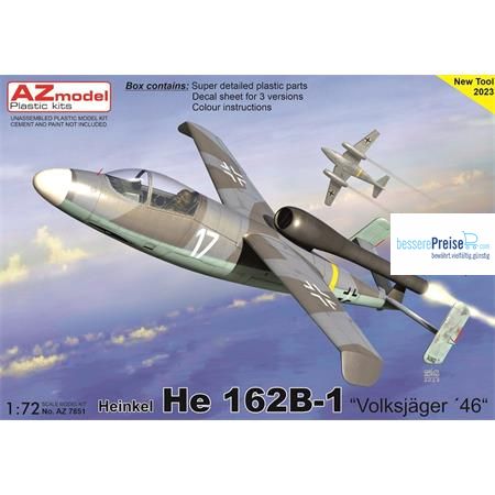 AZ Models AZM7851 - Heinkel He 162B-1 ´Volkjäger 46´