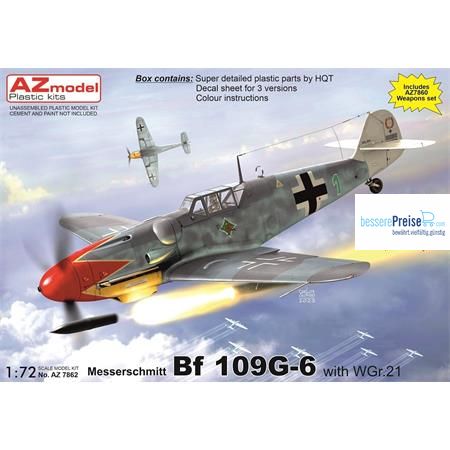 AZ Models AZM7862 - Messerschmitt Bf-109G-6 with WGr.21