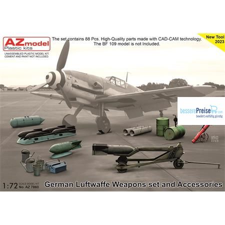 AZ Models AZM7860 - Luftwaffe Weapons set and Accessories