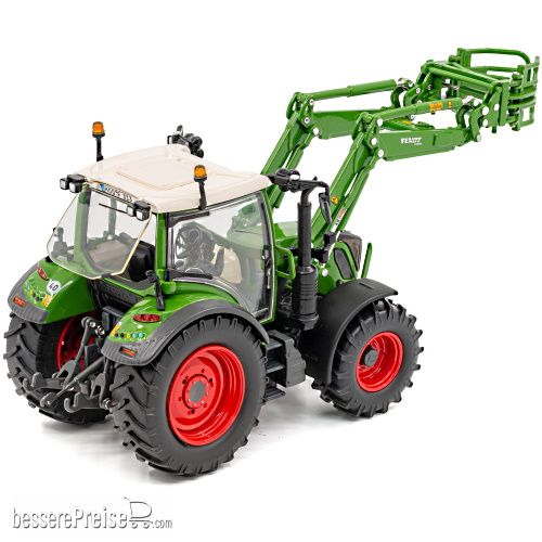 USK Scalemodels 10642 - Fendt 313 Vario Front Loader wit Bale Grapple Traktor