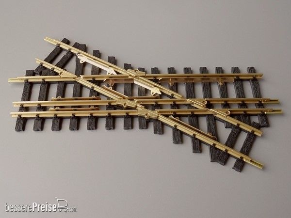 Heyn 1403.1 - Kreuzung 30°, 3-Schienen-/Schmalspur links-rechts, Bausatz