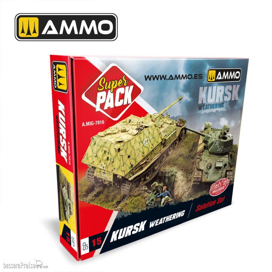 AMMO by MIG Jimenez A,MIG-7816 - SUPER PACK KURSK Weathering