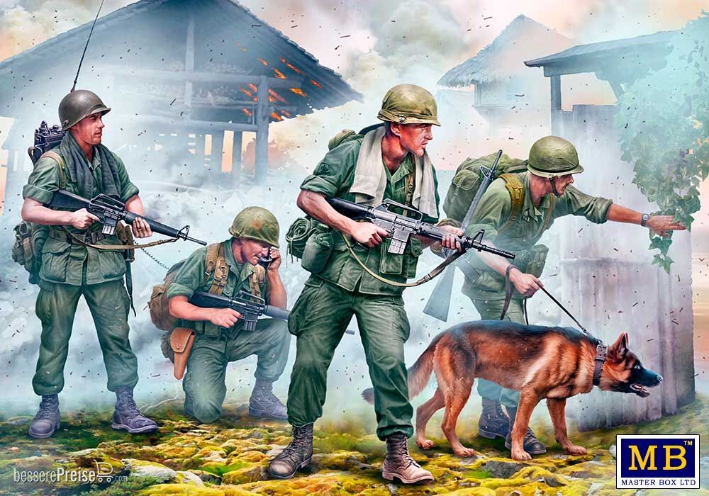 Master Box Ltd. 35238 - Dog Patrol. Vietnam War series