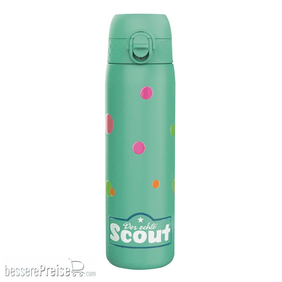 Scout 25550791900 - Scout Trinkflasche Dots, doppelwandiger Edelstahl Dots