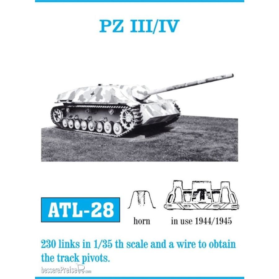 Friulmodel ATL-028 - Tracks for Pz.Kmpfw III/IV