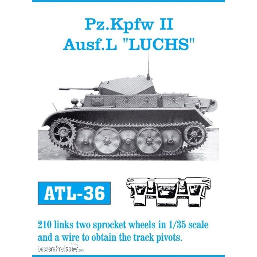 Friulmodel ATL-036 - Tracks for Pz.II Ausf.L Luchs