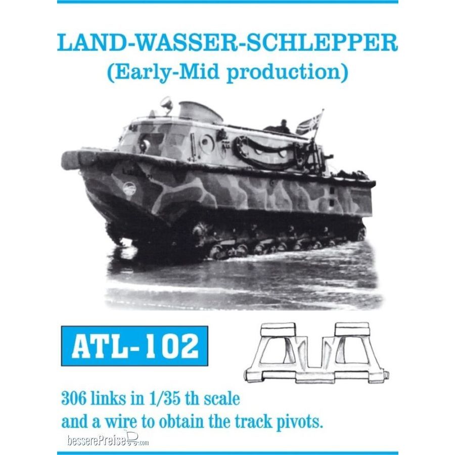 Friulmodel ATL-102 - Tracks for LAND-WASSER-SCHLEPPER (Early-Mid product