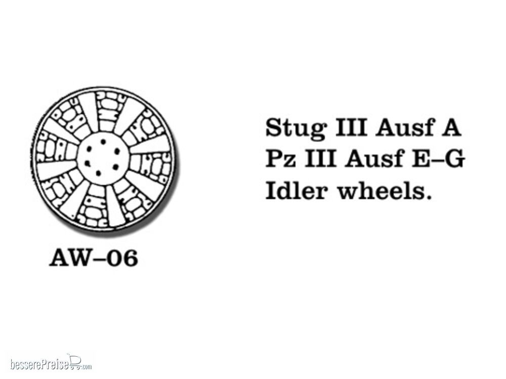 Friulmodel AW-06 - Tracks for Leitrad Pz III (E-G) / Stug III (A-B).