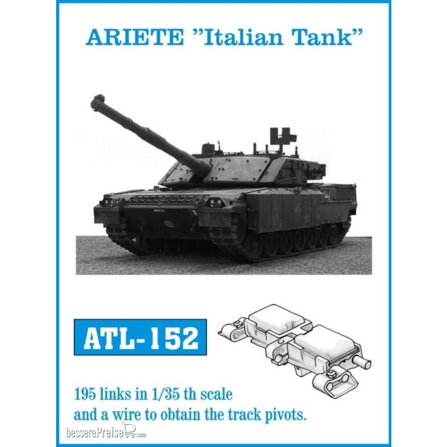 Friulmodel ATL-152 - Tracks for ARIETE Italian Tank