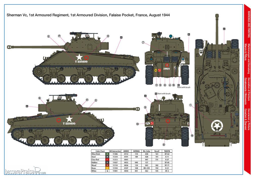 Hobby 2000 35008 - Sherman Vc Firefly Polish 1st Armoured Division