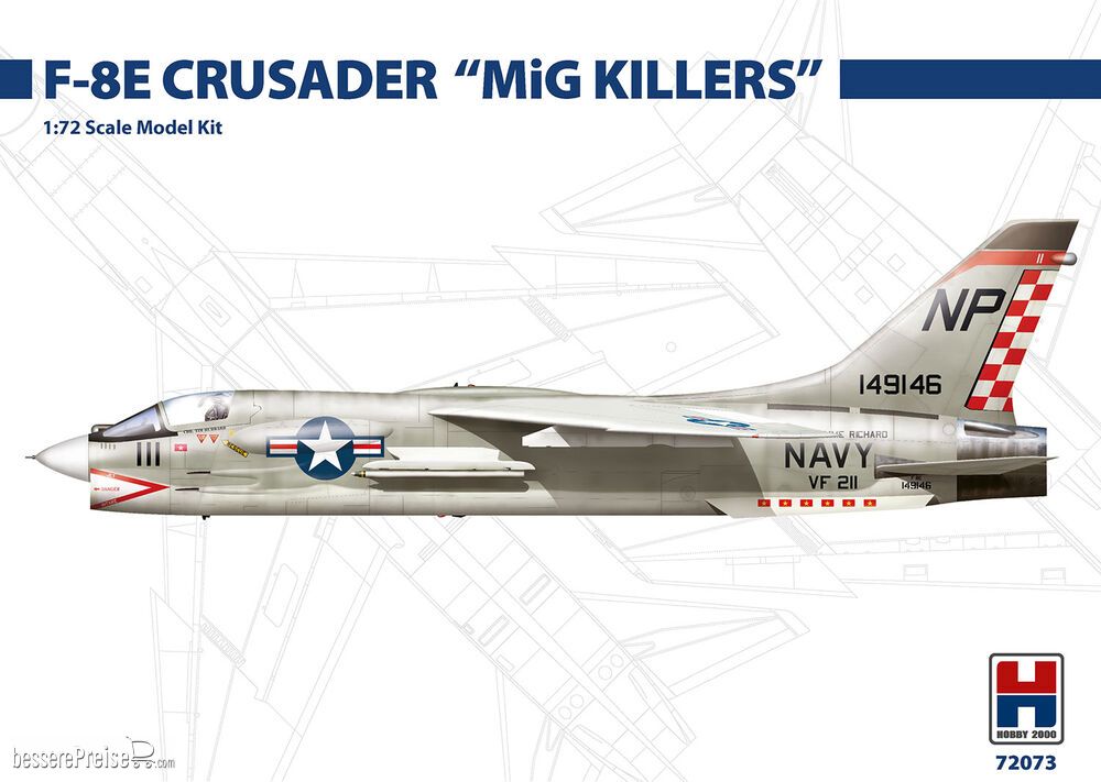 Hobby 2000 72073 - F-8E Crusader MiG Killers