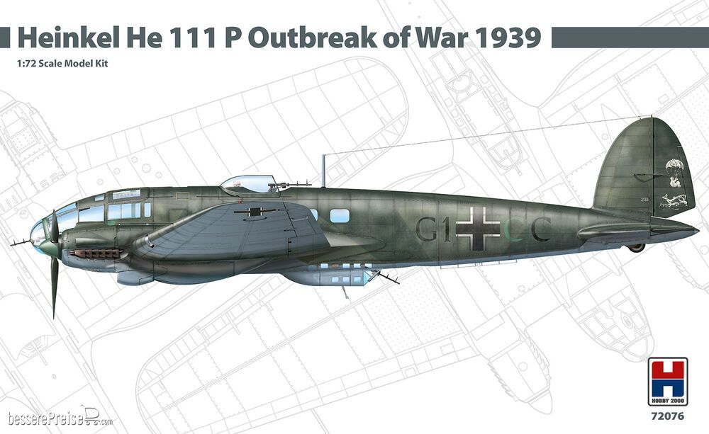 Hobby 2000 72076 - Heinkel He 111 P Outbreak of War 1939