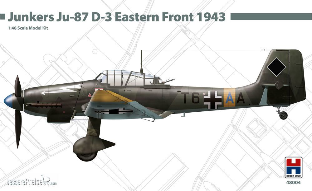 Hobby 2000 48004 - Junkers Ju-87 D-3 Eastern Front 1943 - NEW