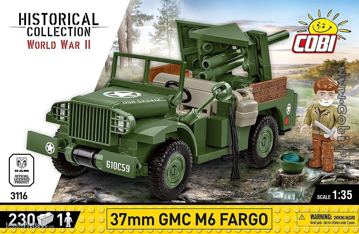 Cobi 3116 - 37 mm GMC M6 Fargo