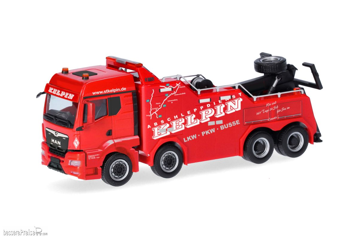 Herpa 317825 - MAN TGS TM EMPL Wrecker ´KELPIN´ (Sachsen/Geilsdorf)