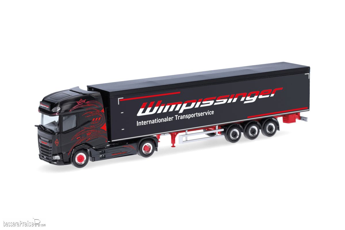 Herpa 318464 - DAF XG+ Schubboden-Sattelzug ´Wimpissinger´ (Österreich/Thiersee)