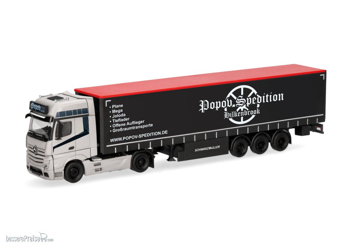 Herpa 318891 - MB Actros L GaPl-Sz Popov