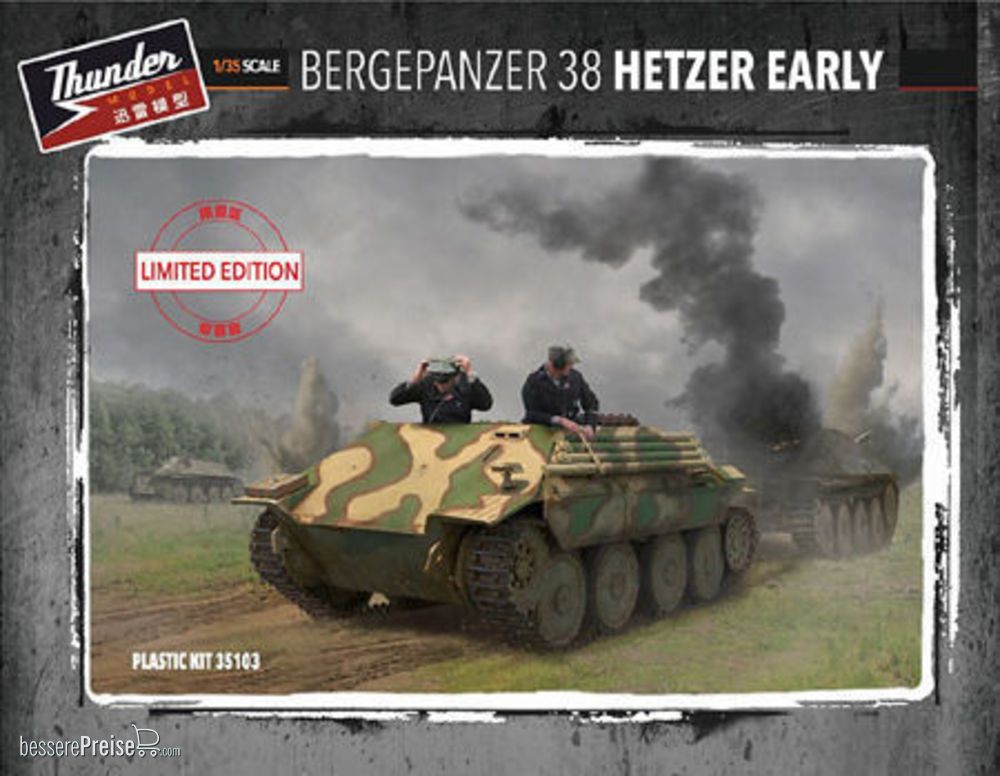 Thundermodels 35103 - Bergepanzer Hetzer Early (Limited Editio