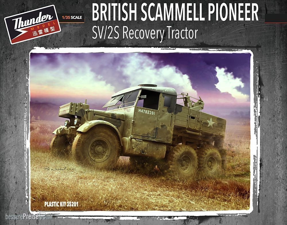 Thundermodels 35201 - British Scammell Pioneer SV/2S Recovery Tractor