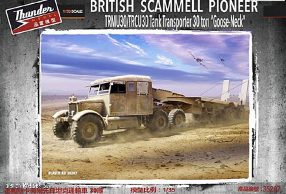 Thundermodels 35207 - Scammell Pioneer TRMU30/TRCU30 Tank Transporter Goose n