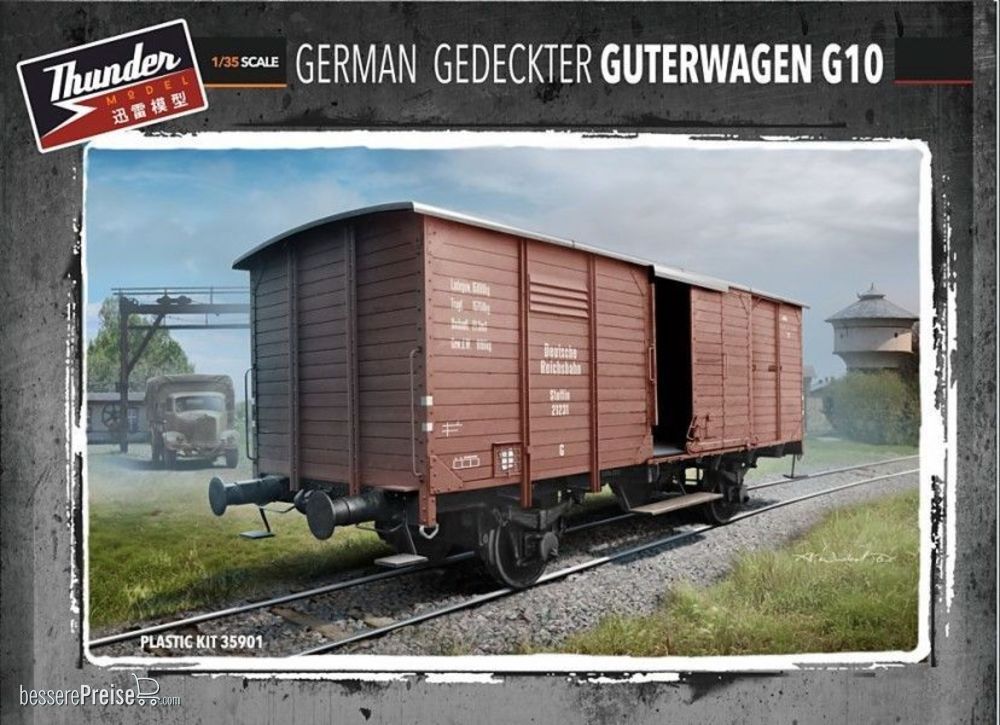 Thundermodels 35901 - German Gedeckter Güterwagen G10