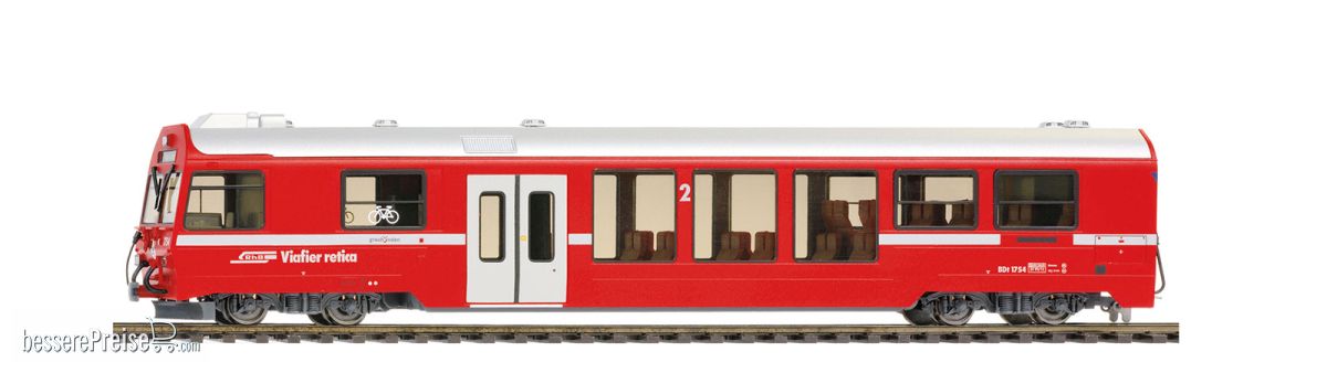 Bemo 3249112 - RhB BDt 1752 Steuerwagen NEVA Retica