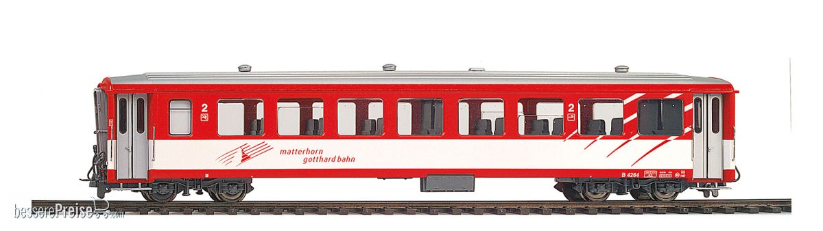 Bemo 3266251 - MGB B 4271 Leichtmetallwagen