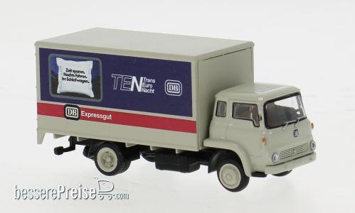 Brekina 35936 - Brekina, Bedford TK Koffer, 1960, DB - Nachtzug, 1:87