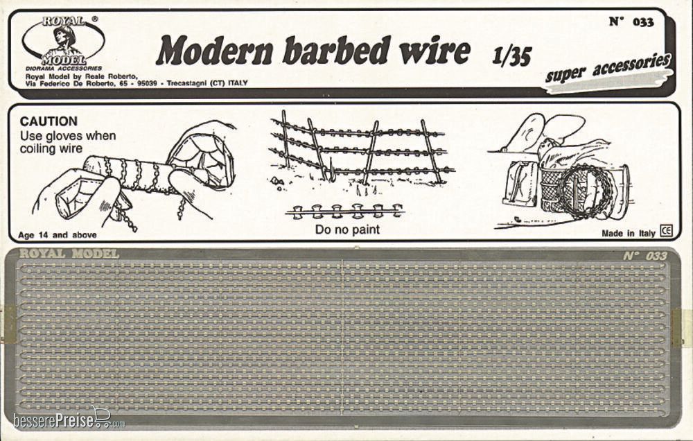 Royal Model RM033 - Modern babed wire